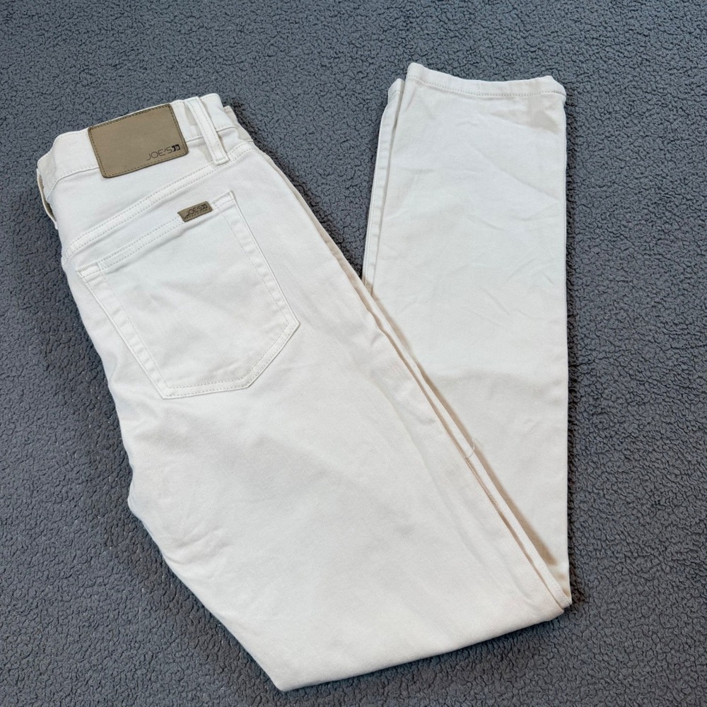 Joes Jeans Slim Fit Mancini Off White Cream Denim Pants W30
